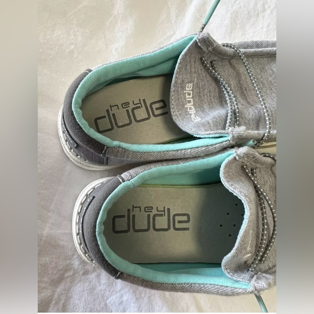 Hey Dude | Wally Youth Gray Casual Size US Youth 2-3 - Picture 3 of 9